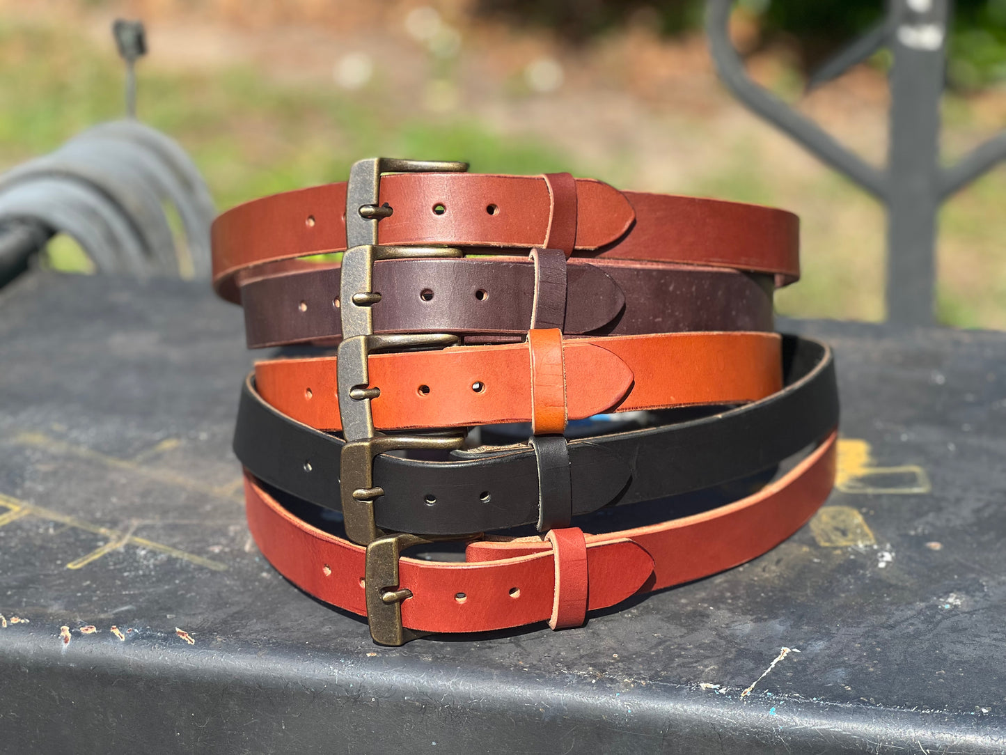 Dark brown belt