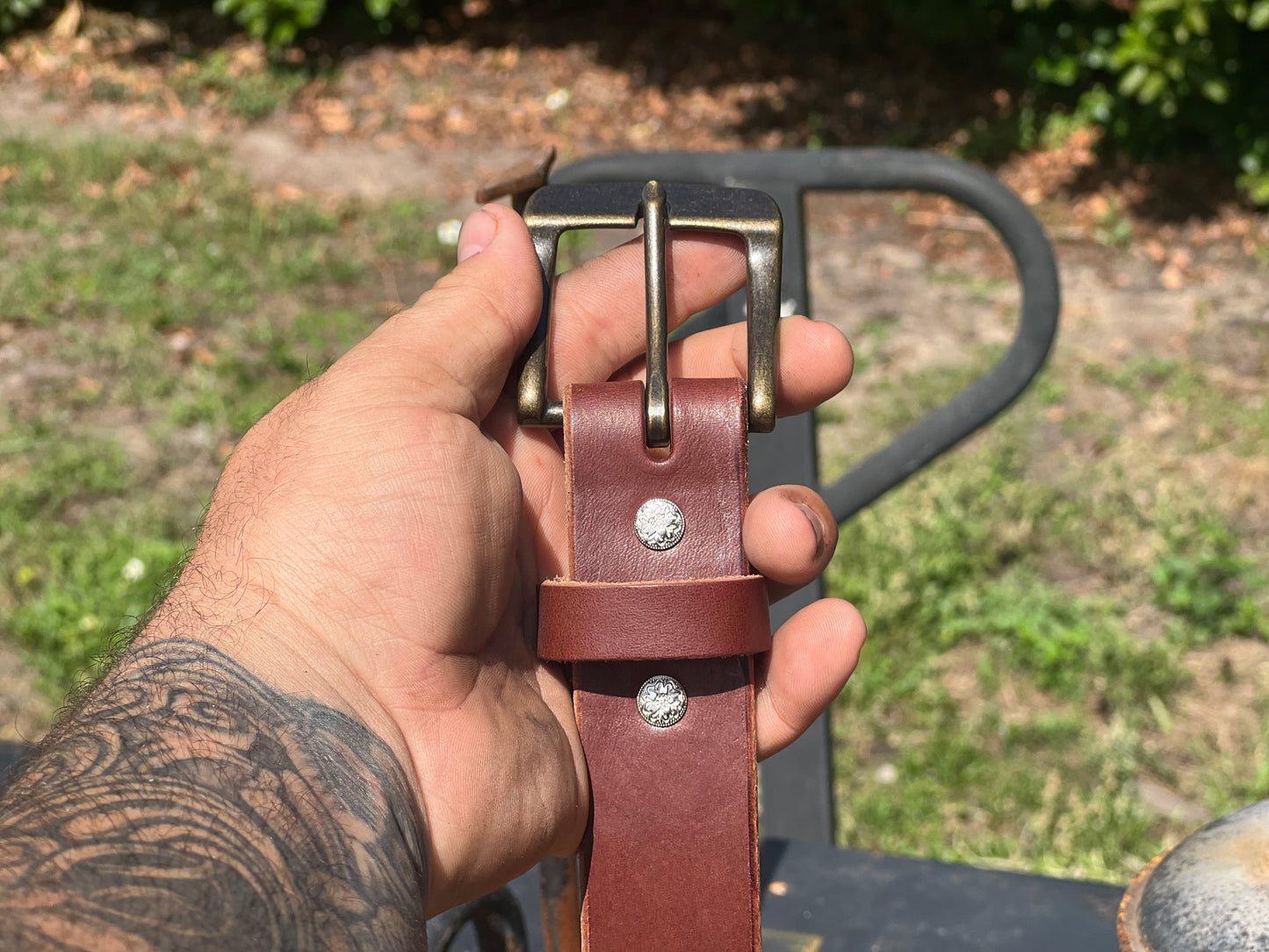 Dark brown belt