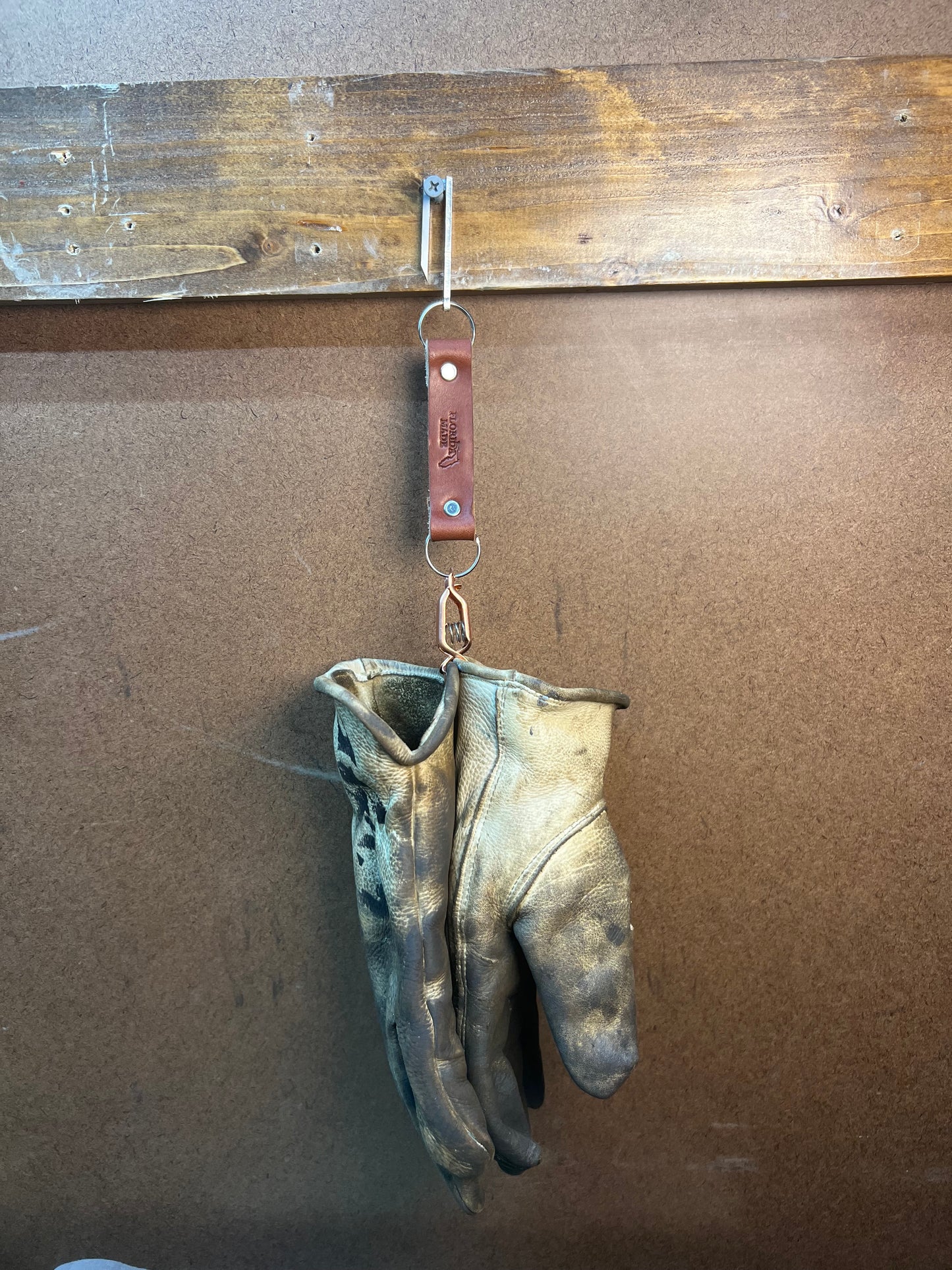 Glove lanyard.