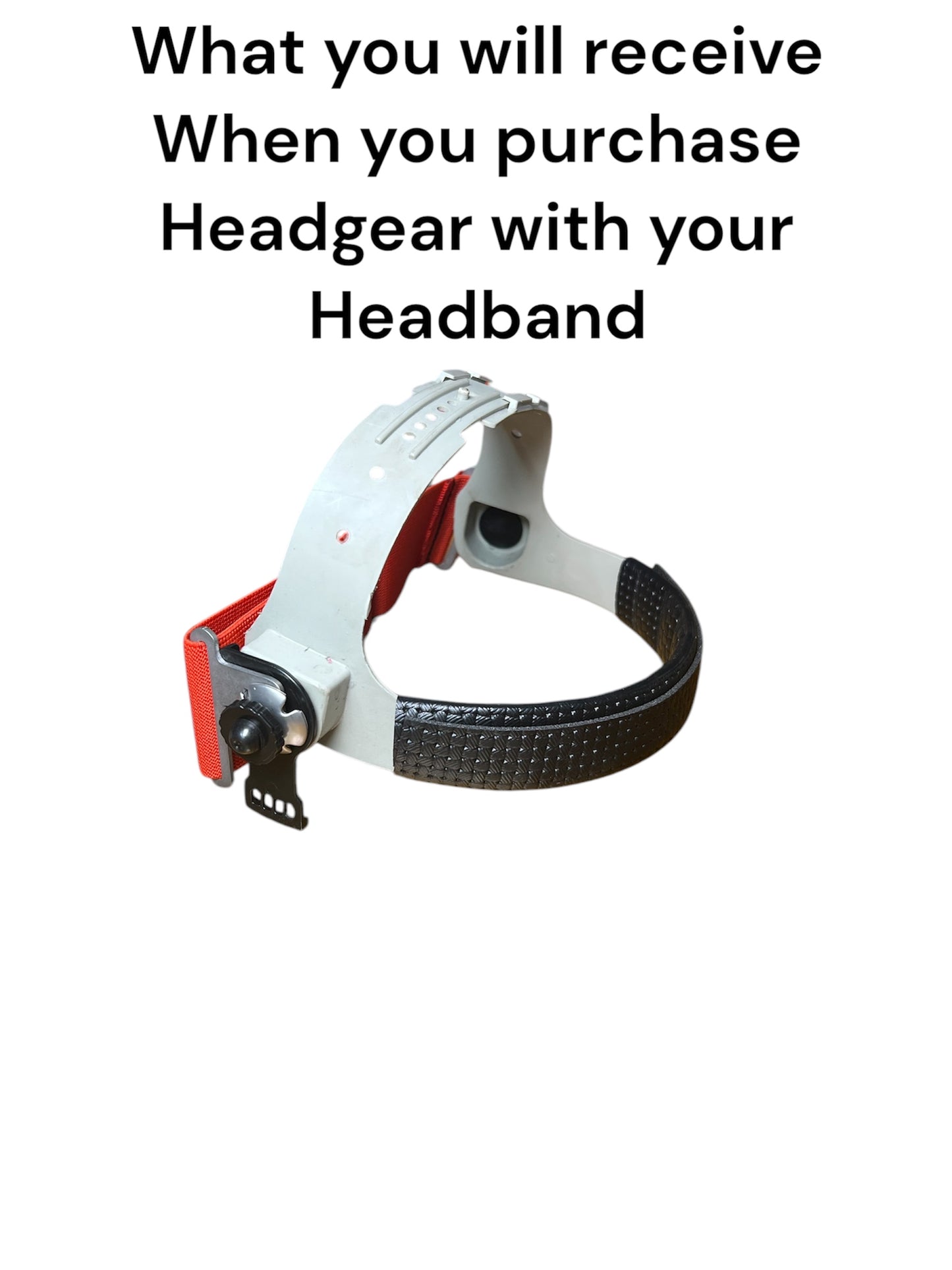 Crème welding headband