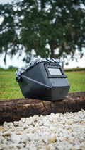 Grey Pirarucu Leather Jackson HSL-2 Welding Hood