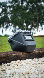 Grey Pirarucu Leather Jackson HSL-2 Welding Hood