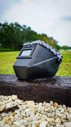 Grey Pirarucu Leather Jackson HSL-2 Welding Hood