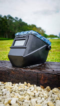 Blue Pirarucu Leather Jackson HSL-2 Welding Hood