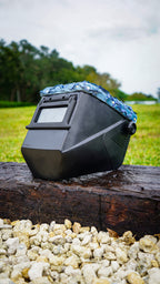 Blue Pirarucu Leather Jackson HSL-2 Welding Hood