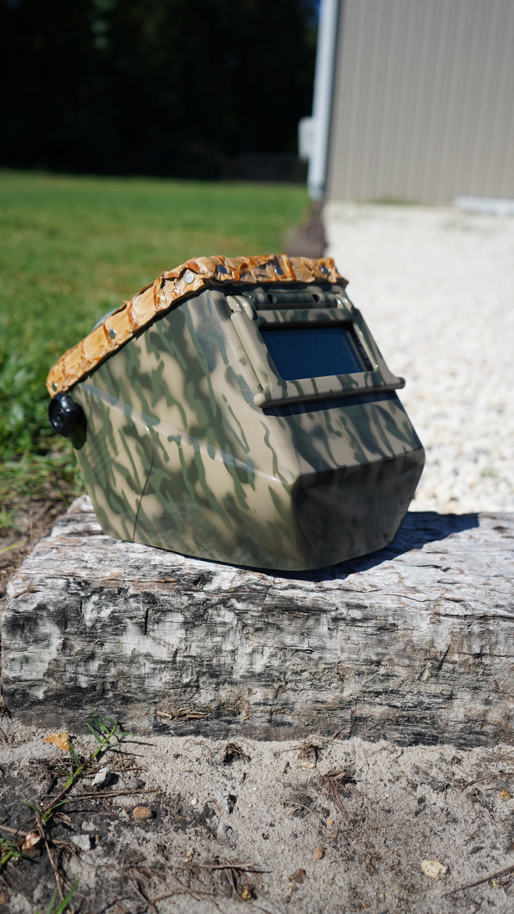 Camo tan Pirarucu Top Jackson HSL-2 Welding Hood (Military)