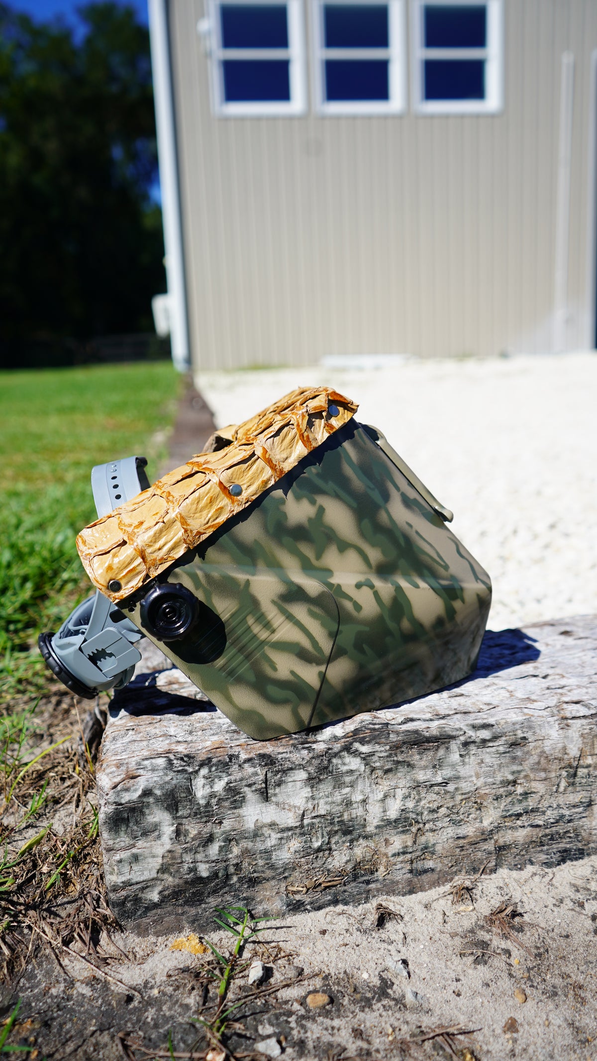 Camo tan Pirarucu Top Jackson HSL-2 Welding Hood (Military)