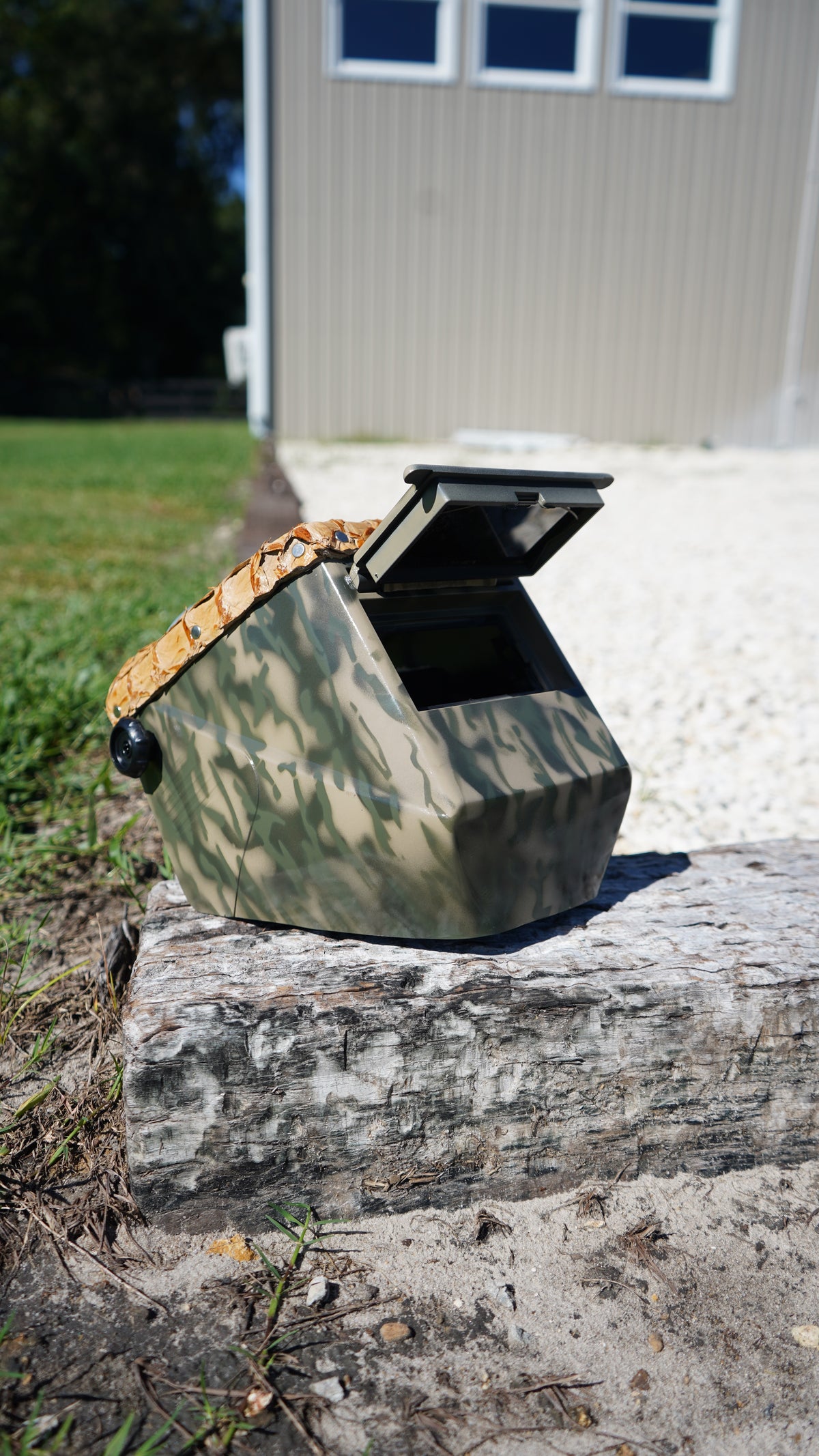 Camo tan Pirarucu Top Jackson HSL-2 Welding Hood (Military)