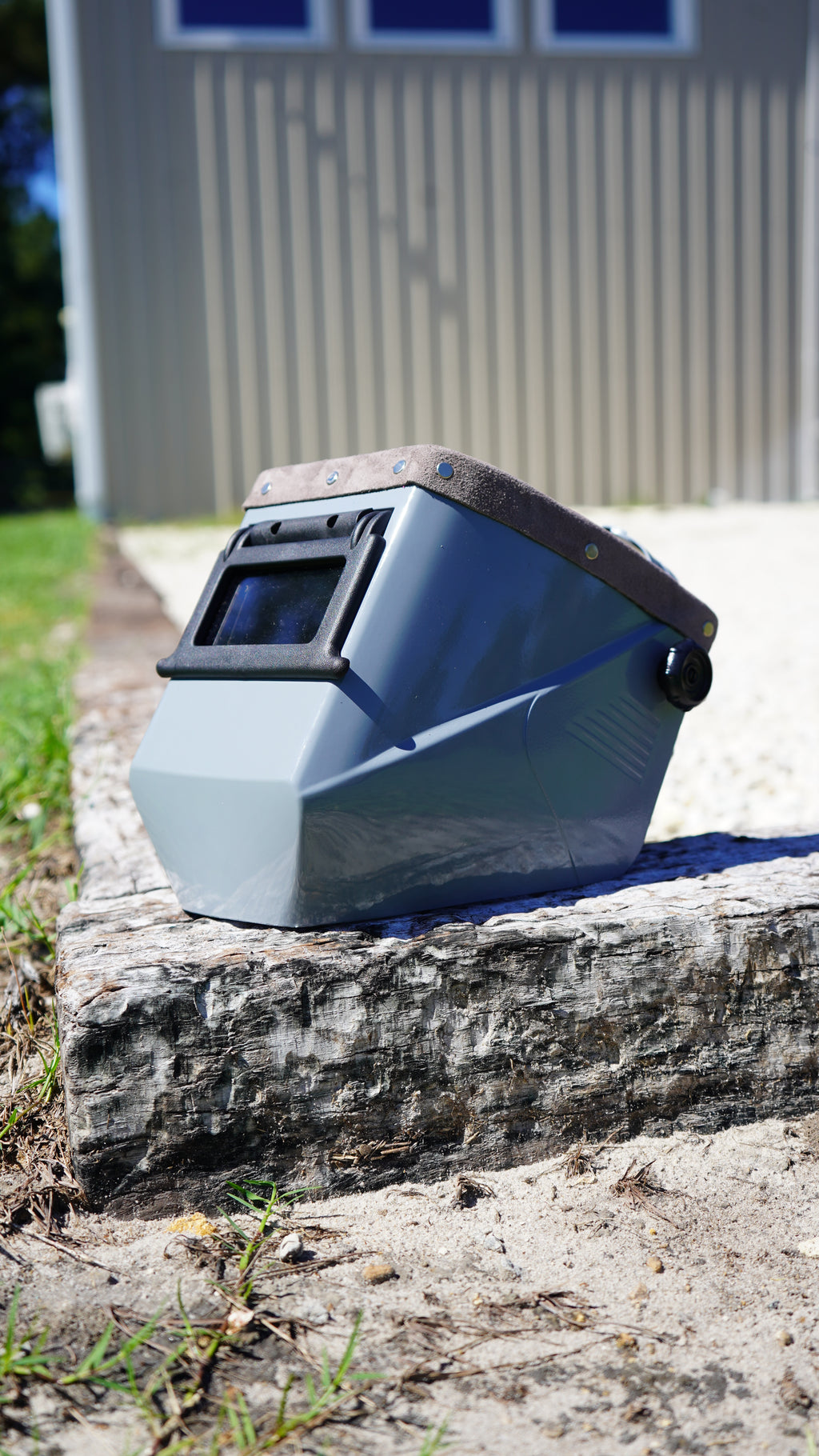 Grey Suede Jackson HSL-2 Welding Hood