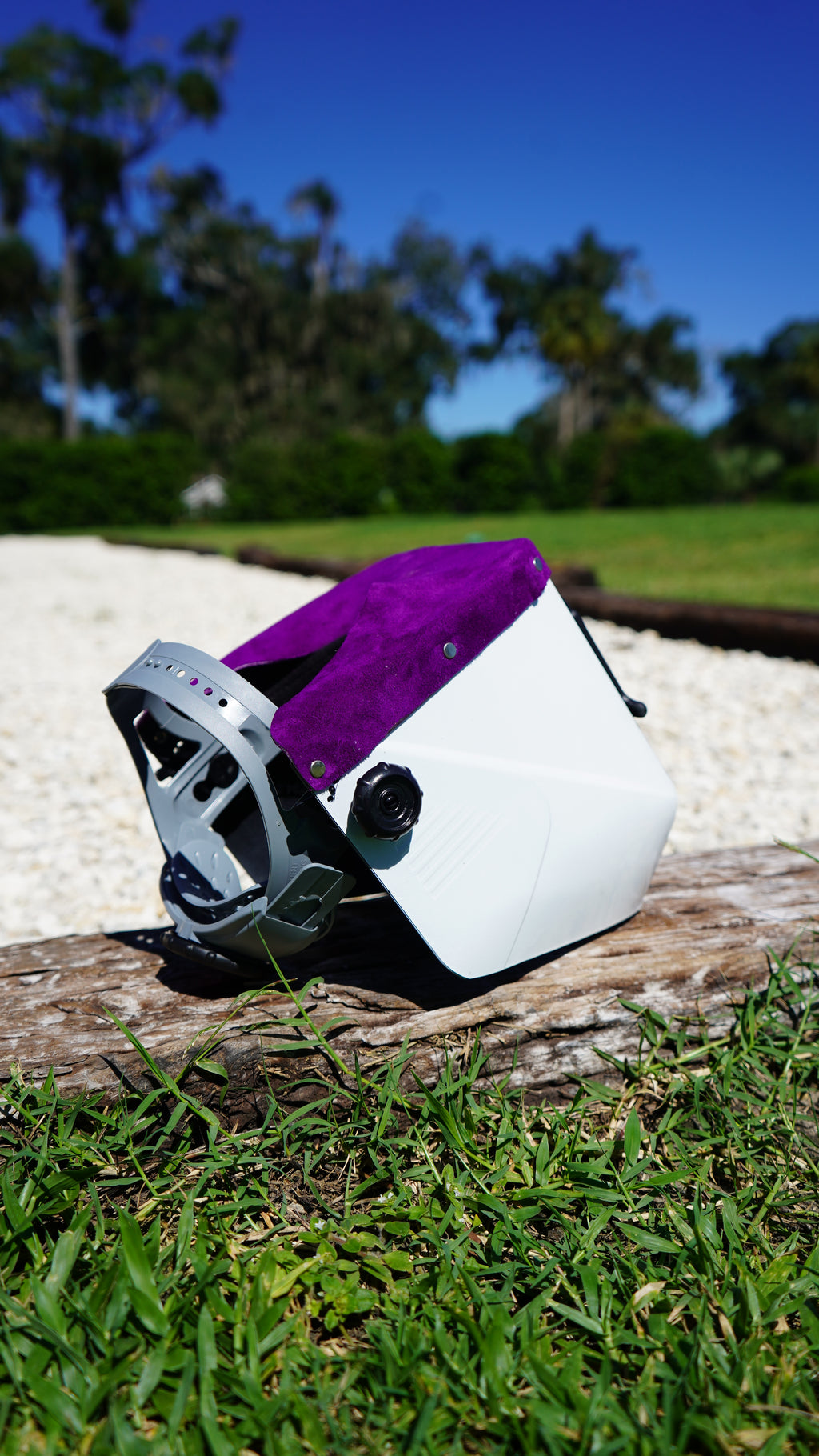 Purple Suede Jackson HSL-2 Welding Hood