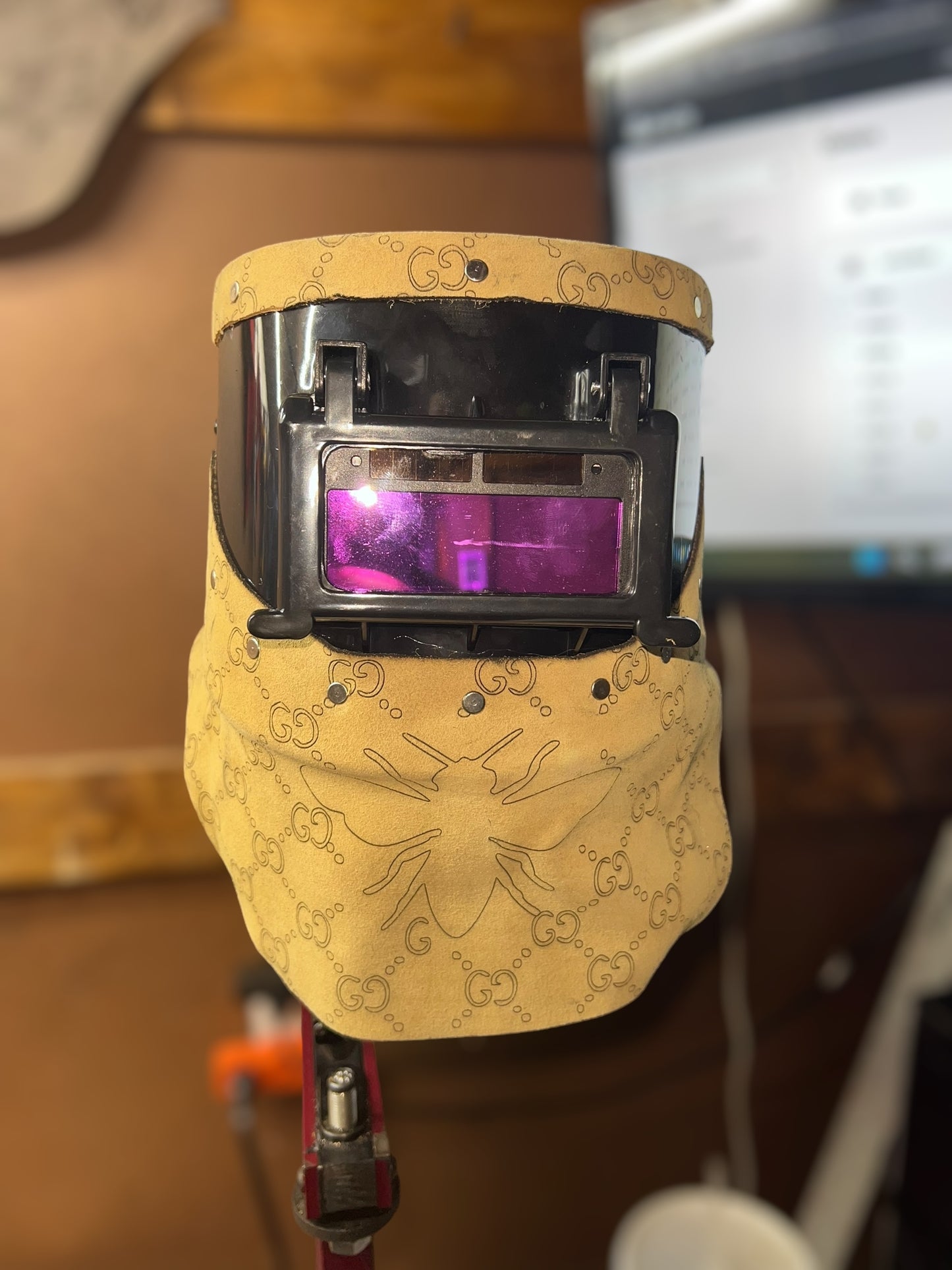 Custom welding hood