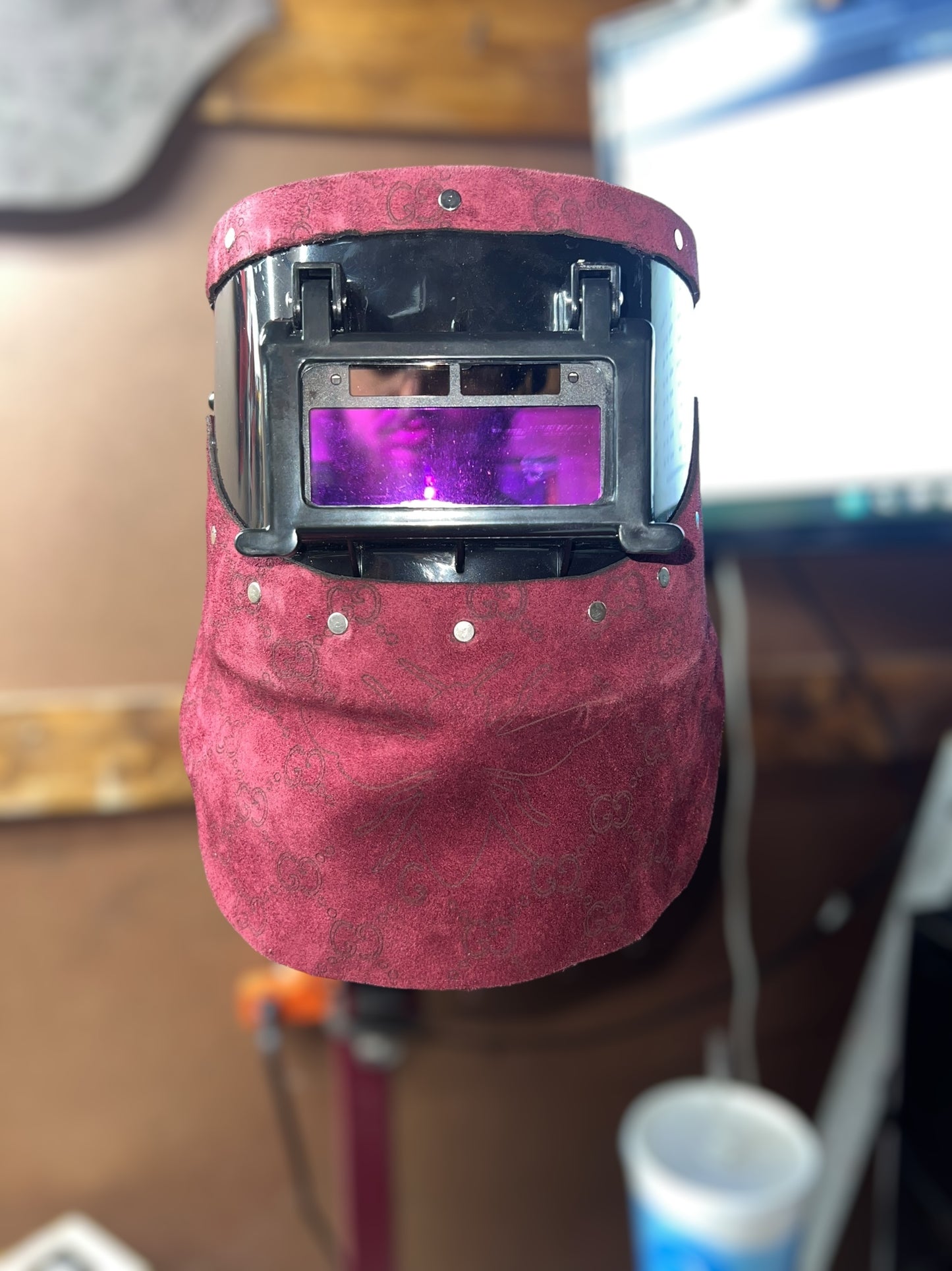 Custom welding hood