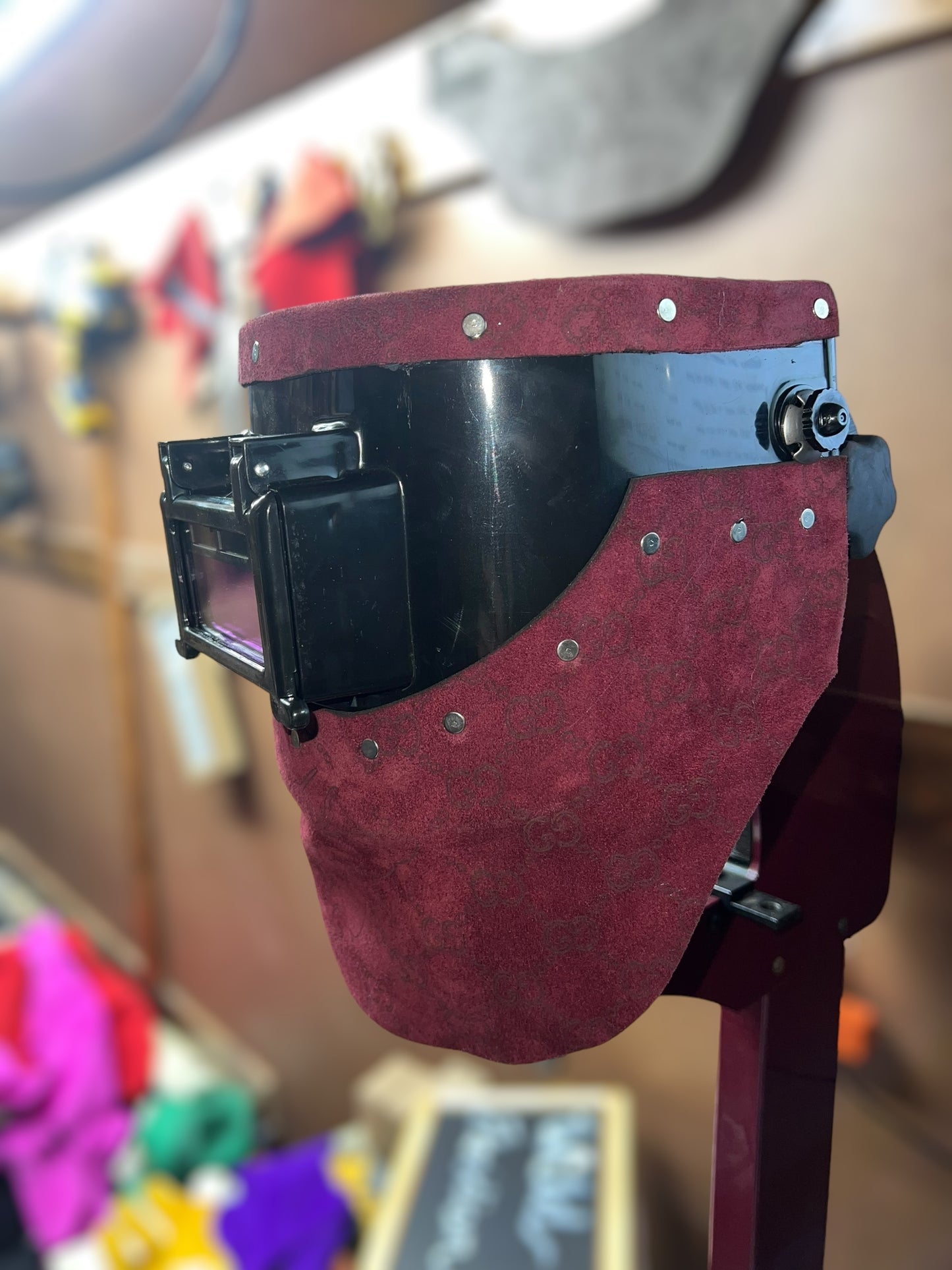 Custom welding hood