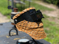 Double chopped Pirarucu Tiger hood