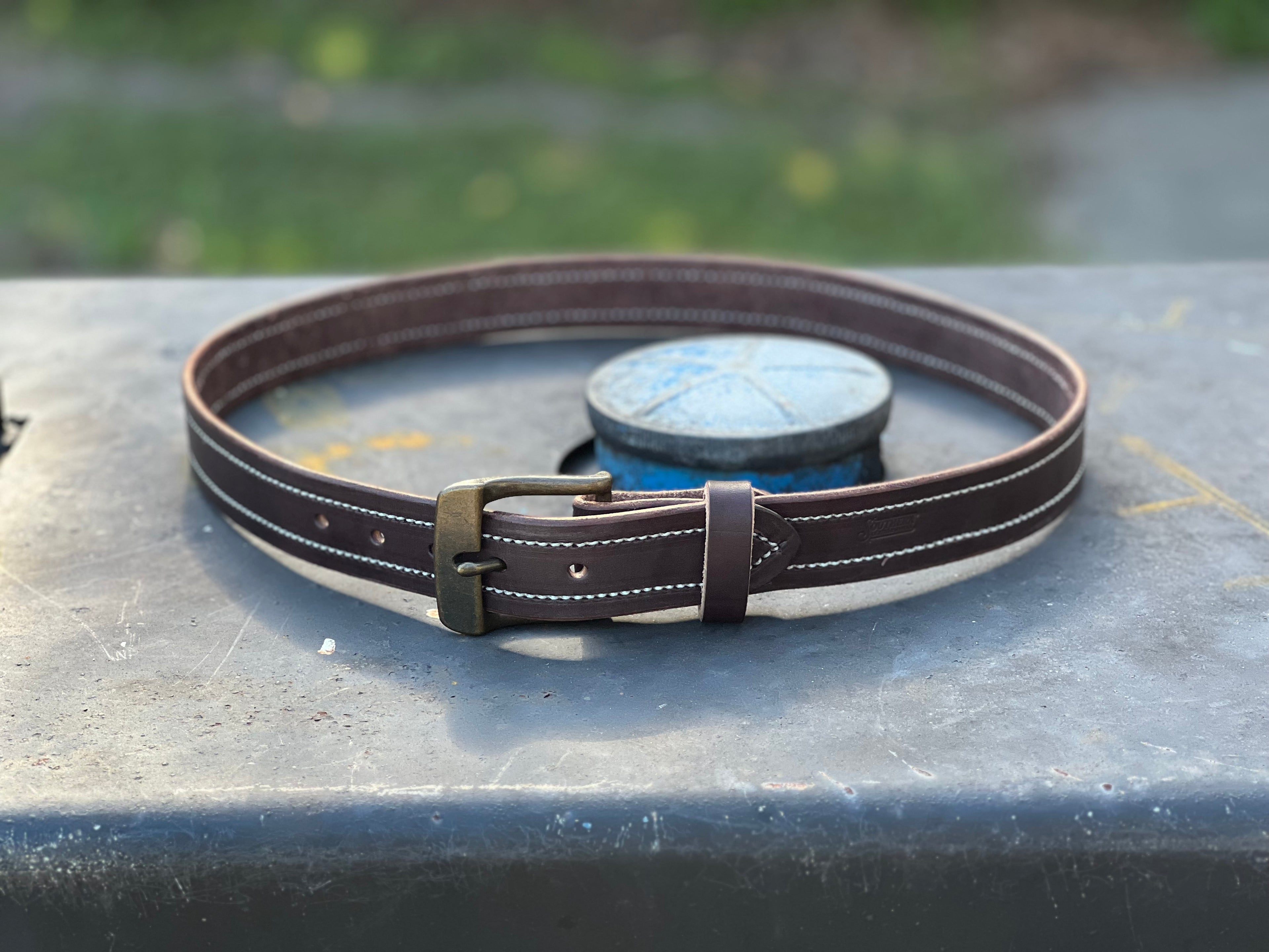 Stitched Edge Work/Dress/Play belt
