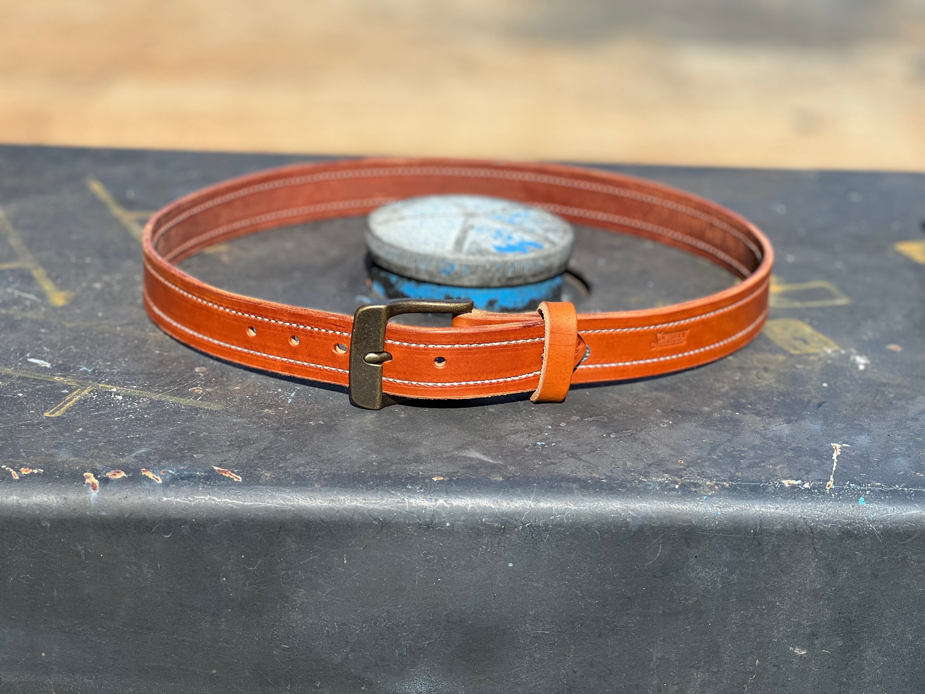 Stitched Edge Work/Dress/Play belt
