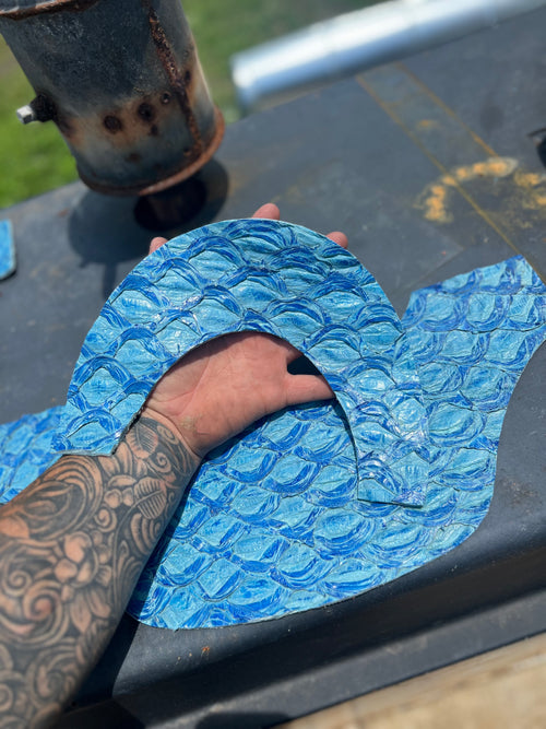 DIY Pirarucu Leather Welding Hood Refurb Kit