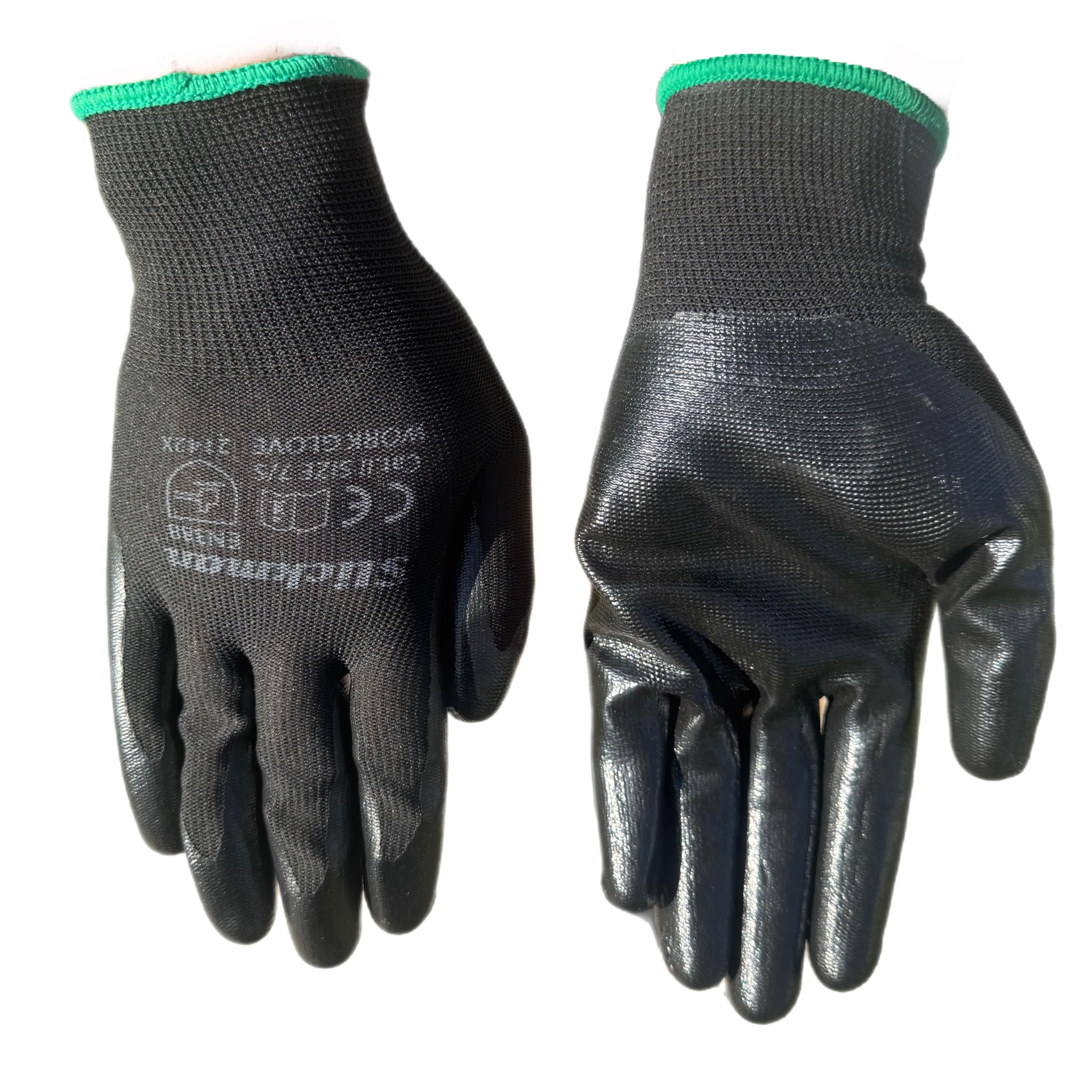 Nitrile Dipped Work Glove 12 Pack
