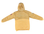"Less Than" Khaki Dual Layer FR Hoodie