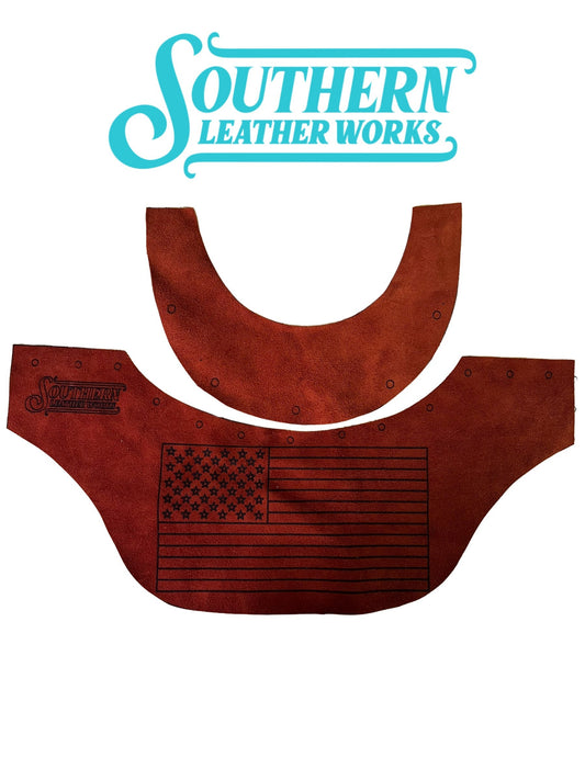 Custom leather replacement kit for pipeliner welding hood