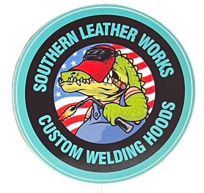 Southern leather works sticker package