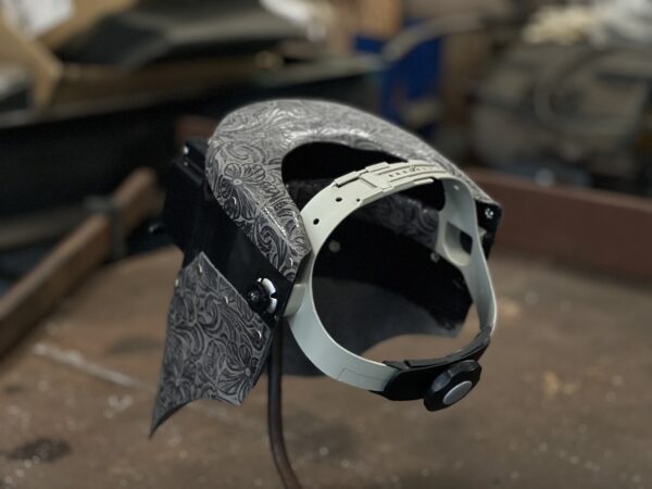 Black and Grey Floral Chopped Tiger Hood - Image 5