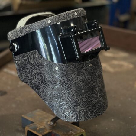 Black and Grey Floral Chopped Tiger Hood