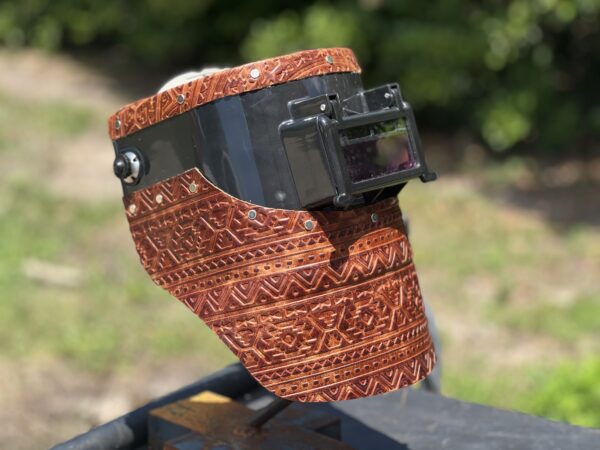 Brown Aztec Chopped Tiger Hood - Image 3