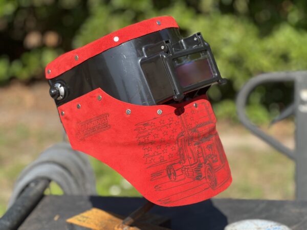 Red Peterbilt Chopped Tiger Hood - Image 2