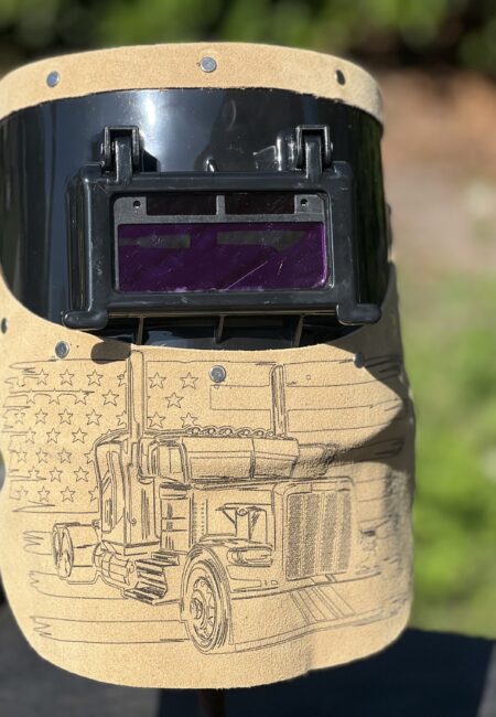 Tan Peterbilt Chopped Tiger Hood