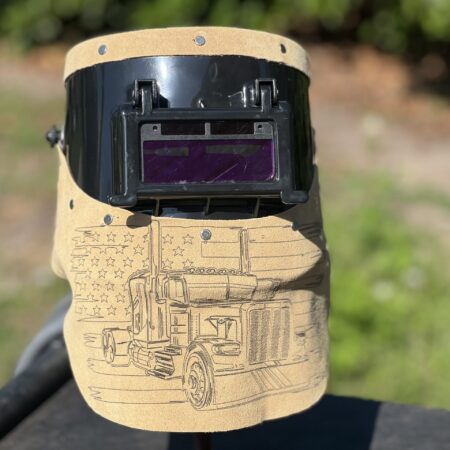 Tan Peterbilt Chopped Tiger Hood