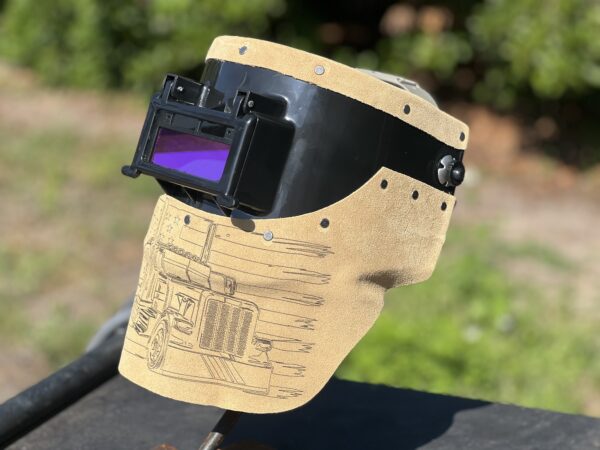 Tan Peterbilt Chopped Tiger Hood