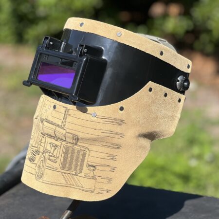 Tan Peterbilt Chopped Tiger Hood