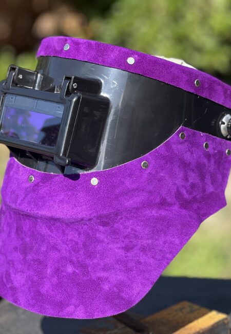Purple Chopped Tiger Hood