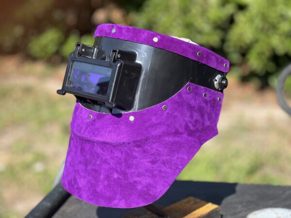 Purple Chopped Tiger Hood