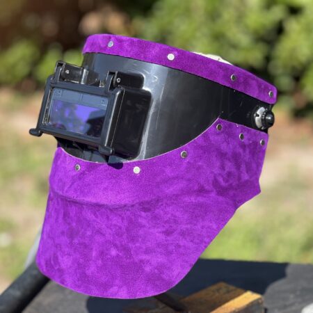 Purple Chopped Tiger Hood
