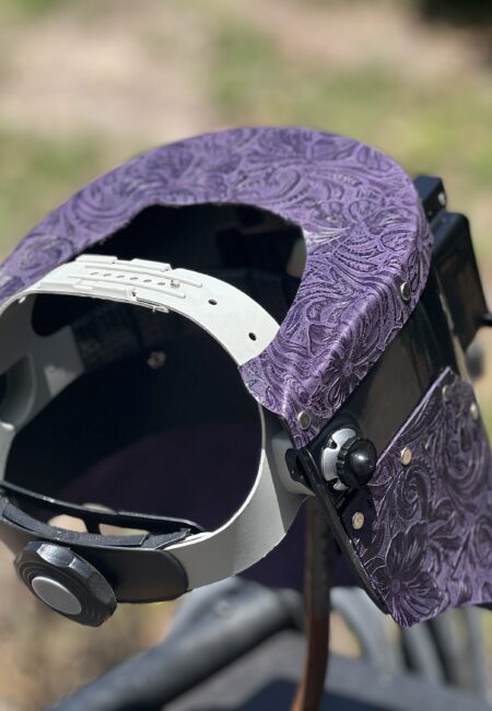 Purple Floral Chopped Tiger Hood
