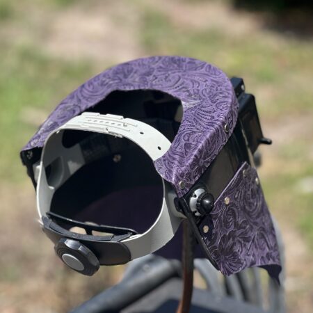 Purple Floral Chopped Tiger Hood