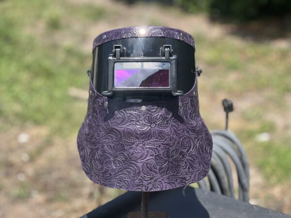 Purple Floral Chopped Tiger Hood - Image 4