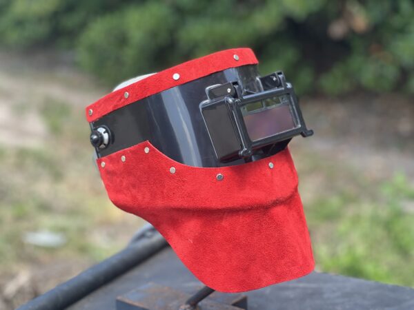 Red Chopped Tiger Hood