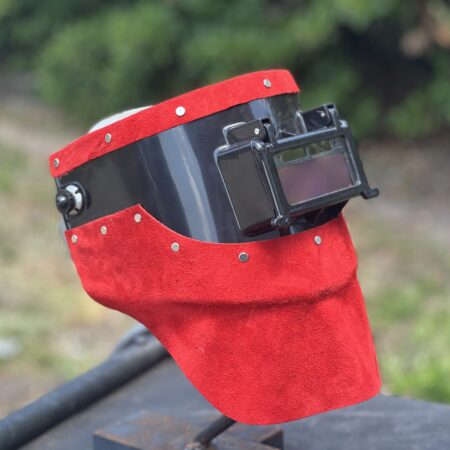 Red Chopped Tiger Hood