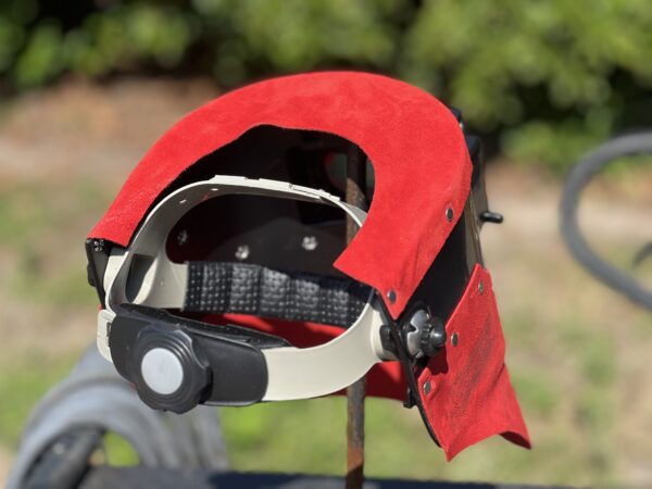 Red Cowboy Chopped Tiger Hood - Image 2