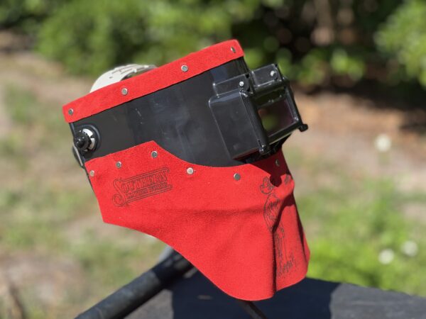 Red Cowboy Chopped Tiger Hood - Image 3
