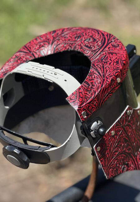 Red Floral Chopped Tiger Hood
