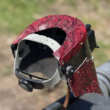 Red Floral Chopped Tiger Hood