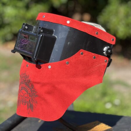 Red Indian Auto Darkening Welding Helmet