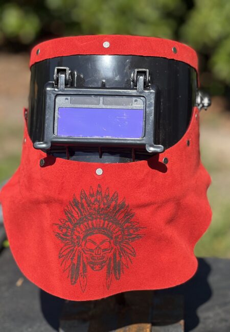 Red Indian Auto Darkening Welding Helmet