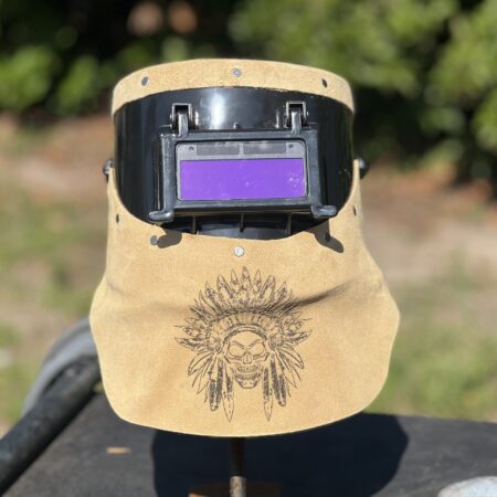 Tan Indian Chopped Tiger Hood