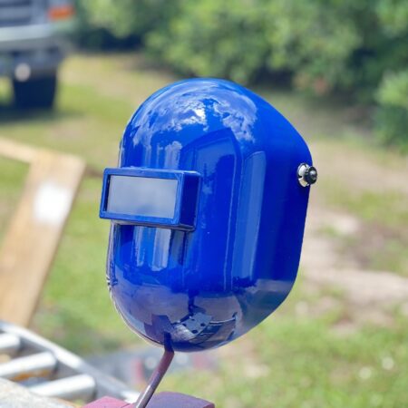 Custom Blue painted Sugar Scoop
