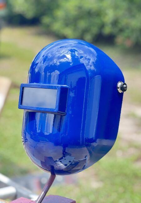 Custom Blue painted Sugar Scoop